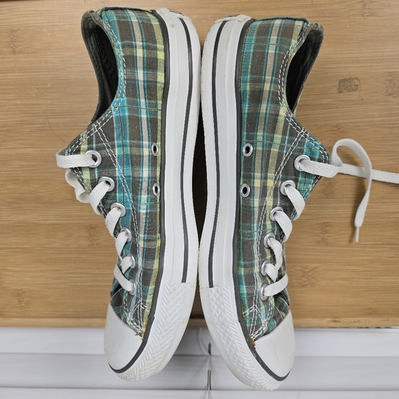 Converse Plaid Low-Top Sneakers - Picture 8 of 13